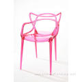 Modern web PC Plastic clear chair Stackable Chair